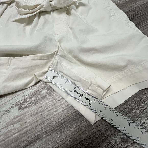 Polo Ralph Lauren White Mens Small Resort Beach Belted Paperbag Shorts Preppy - Picture 7 of 10